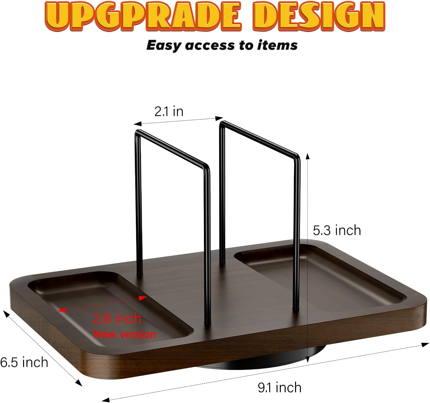 Napkin Holder / Standing Paper Towel Holder / Brown