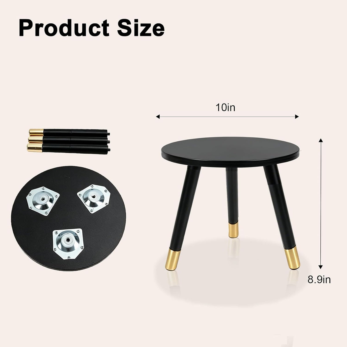 2-Pack Mid Century Plant Stand for Indoor Plants, Modern Metal Flower Pot Holder Stand for Living Room, Decorative