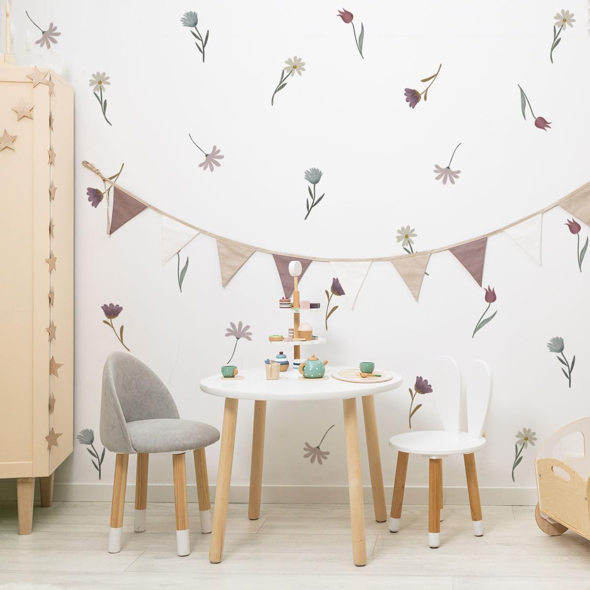 Boho Wildflower Wall Stickers