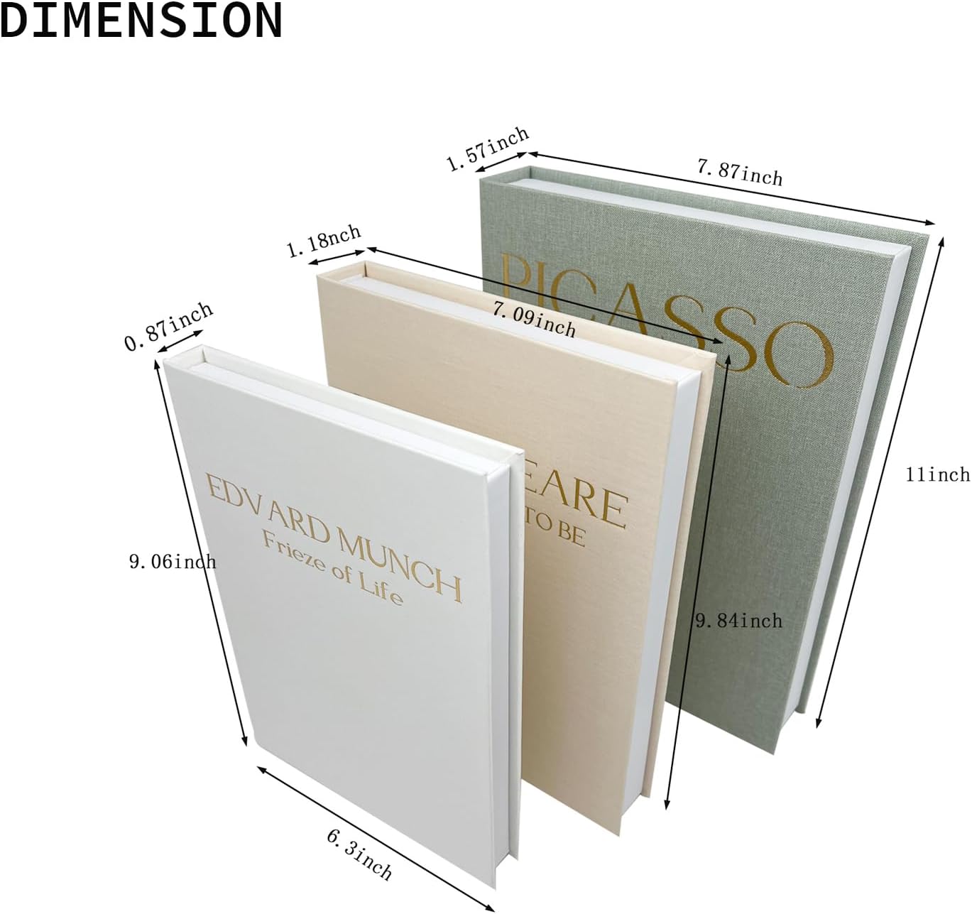 Decorative Books / Set of 3