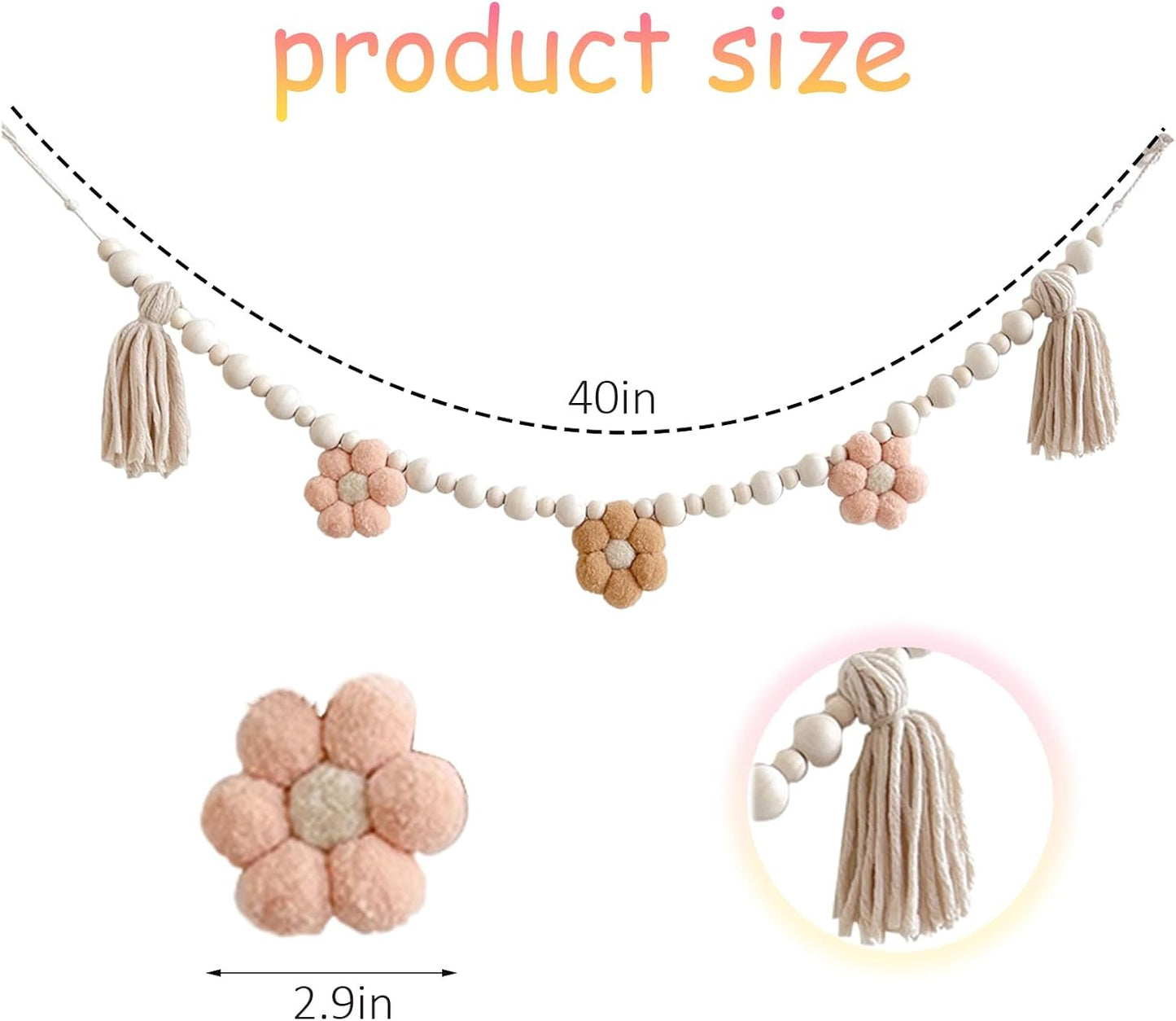 Boho Tassel Garland / Set of 2