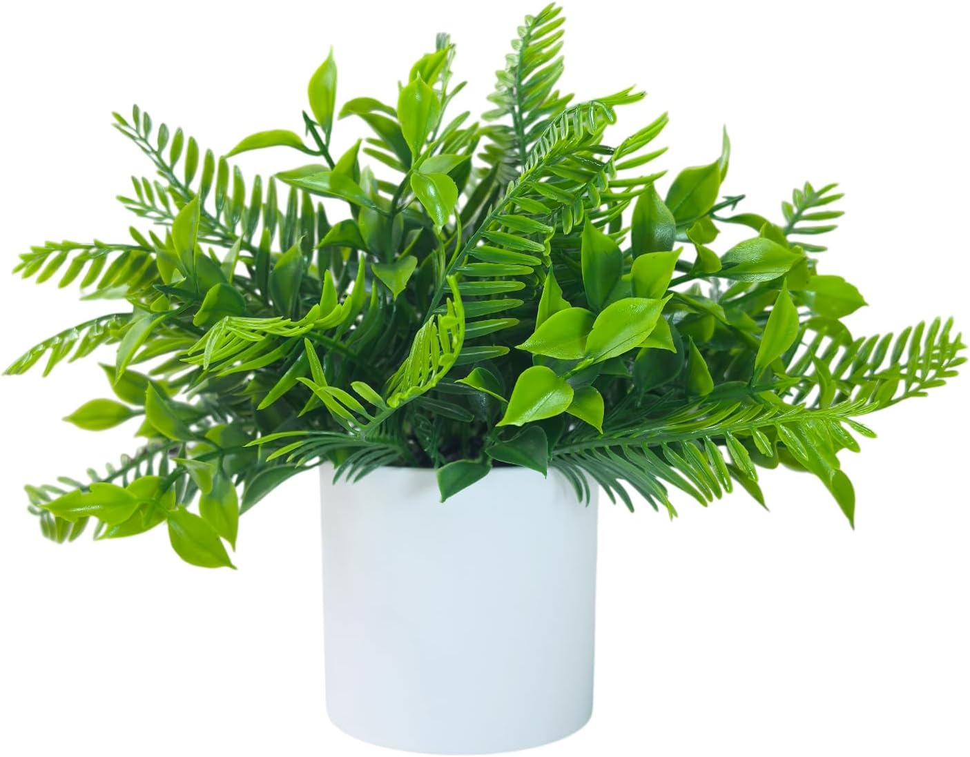 Small Fake Plants Artificial Potted Plants Faux House Plants Mini Pot Plastic / 3# / Set of 4
