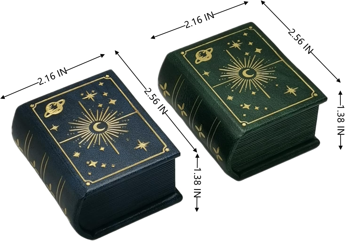 Book Shaped Ring Box / Blue-magic Book