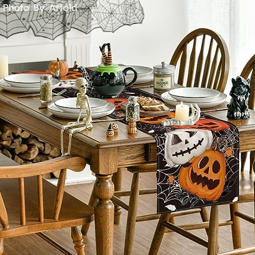 Artoid Mode 210 GSM Halloween Table Runner Home Party Decor 13x120 Inch