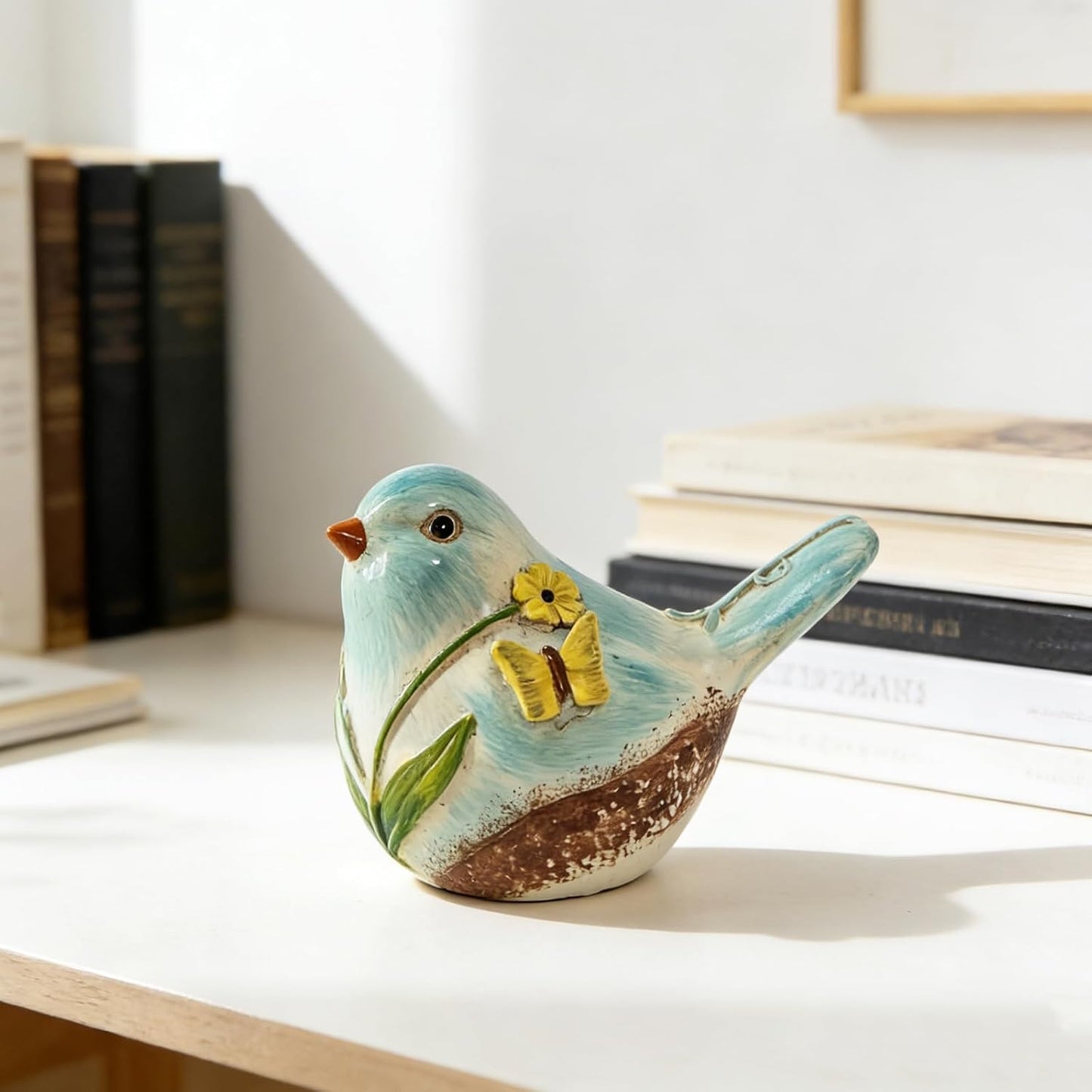 Hand-Painted Statue / Blue
