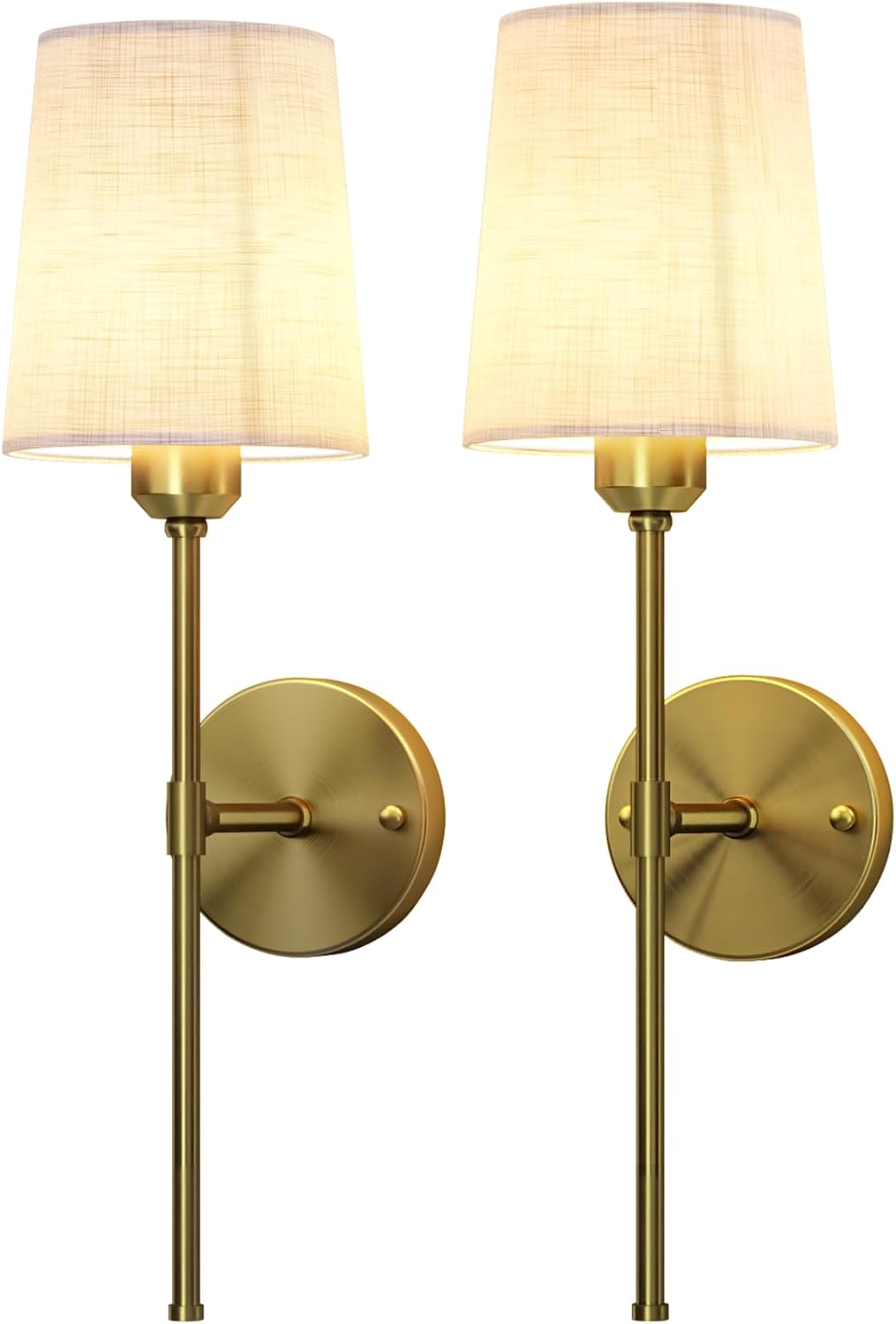 Rechargeable Wall Lights, Battery Operated Wall Sconce Set of 2, 7500mAh, Dimmable, Remote Control, Timer, Magnetic
