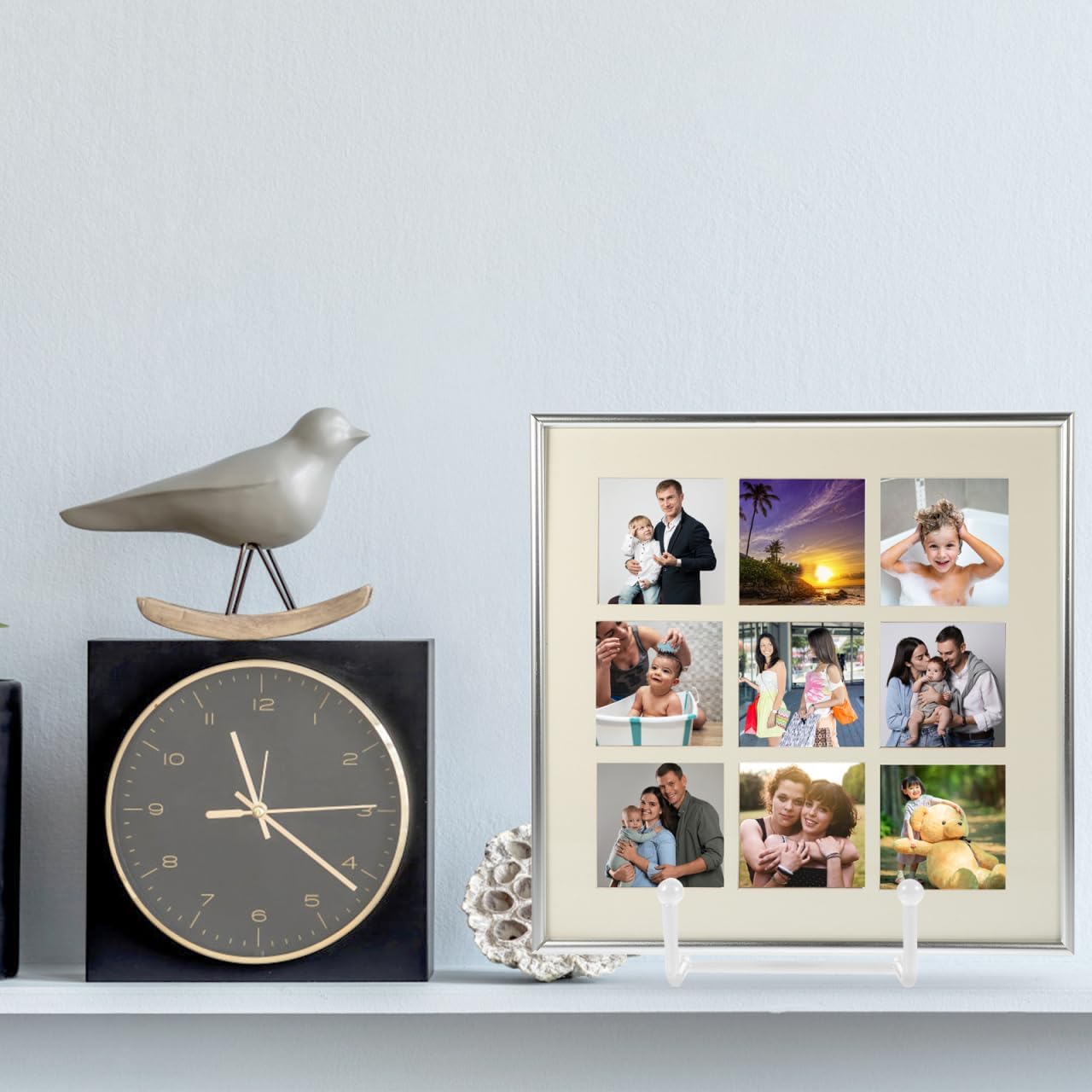 4'' Small Easels Stand Tabletop Display Holder for Collectible Plates / White