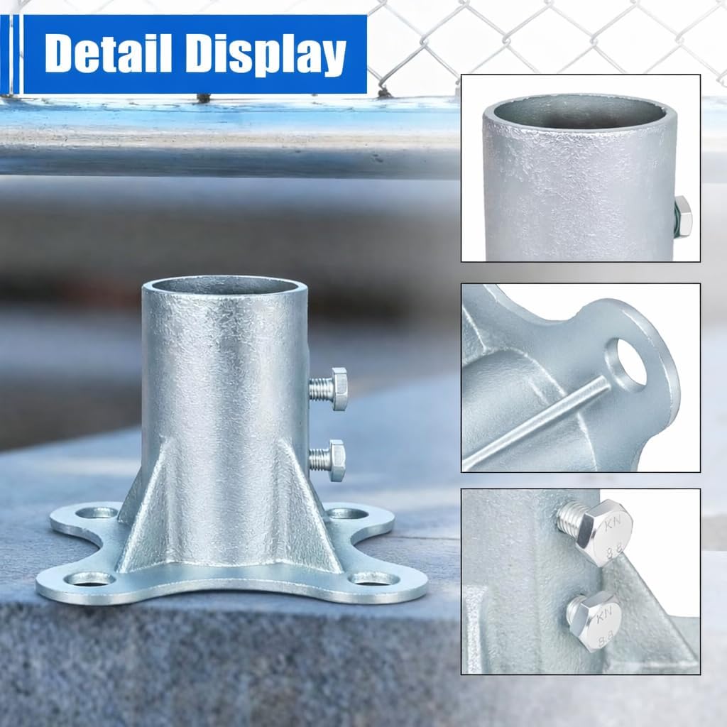 Round Post Base / 2-1/2'' OD *2