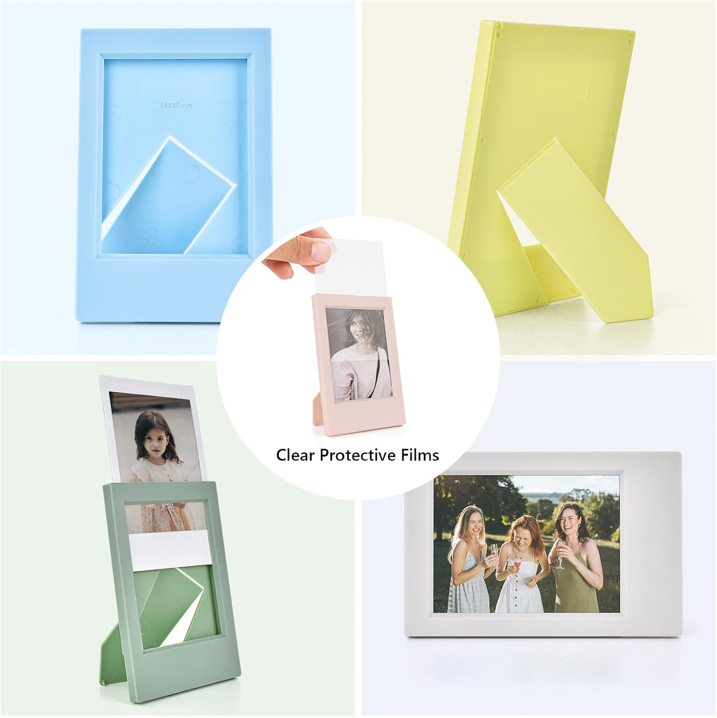 Mini Photo Frame for Instax Mini / 7-mixed Colors / 2 x 3 / Photo Frames - Tabletop