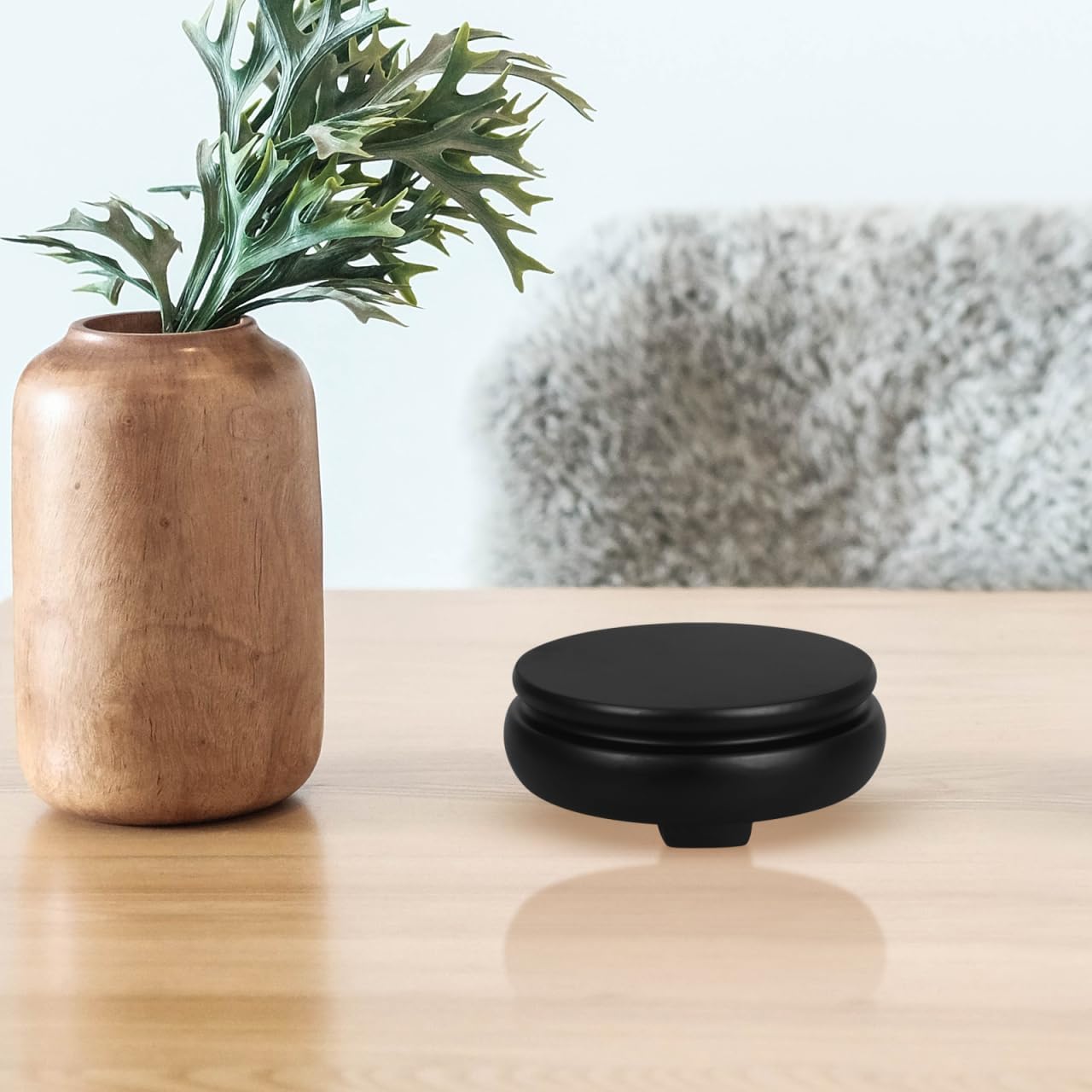 Wood Vase Stand Trophy Base