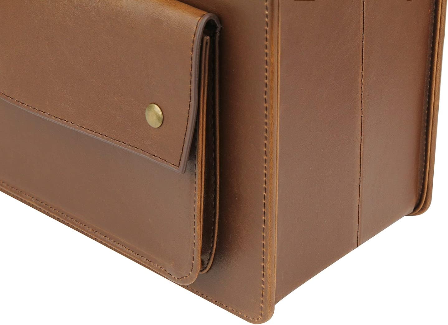 HofferRuffer Magazine Basket Holder, Foldable Magazine Rack, Document File Holder Organizer, File Folder, Newspaper