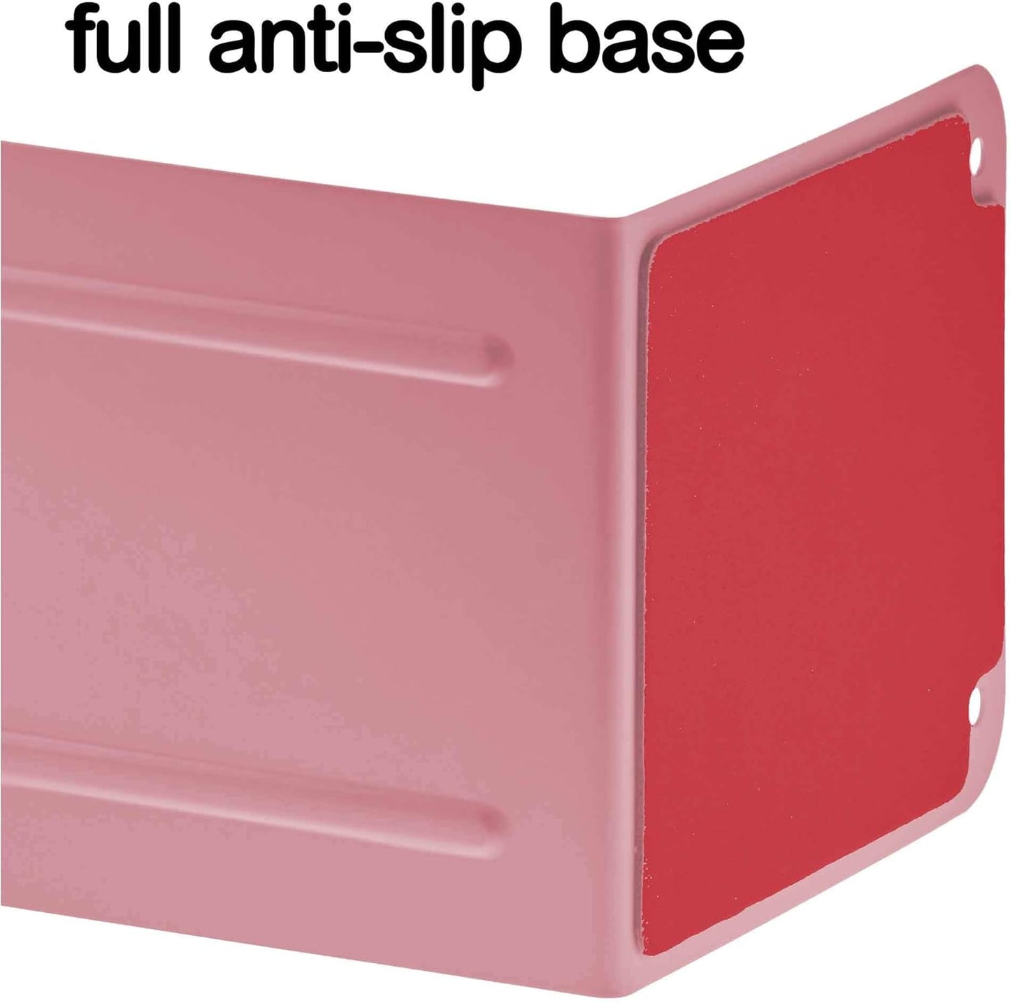 Steel Metal Book Ends Storage / Pink