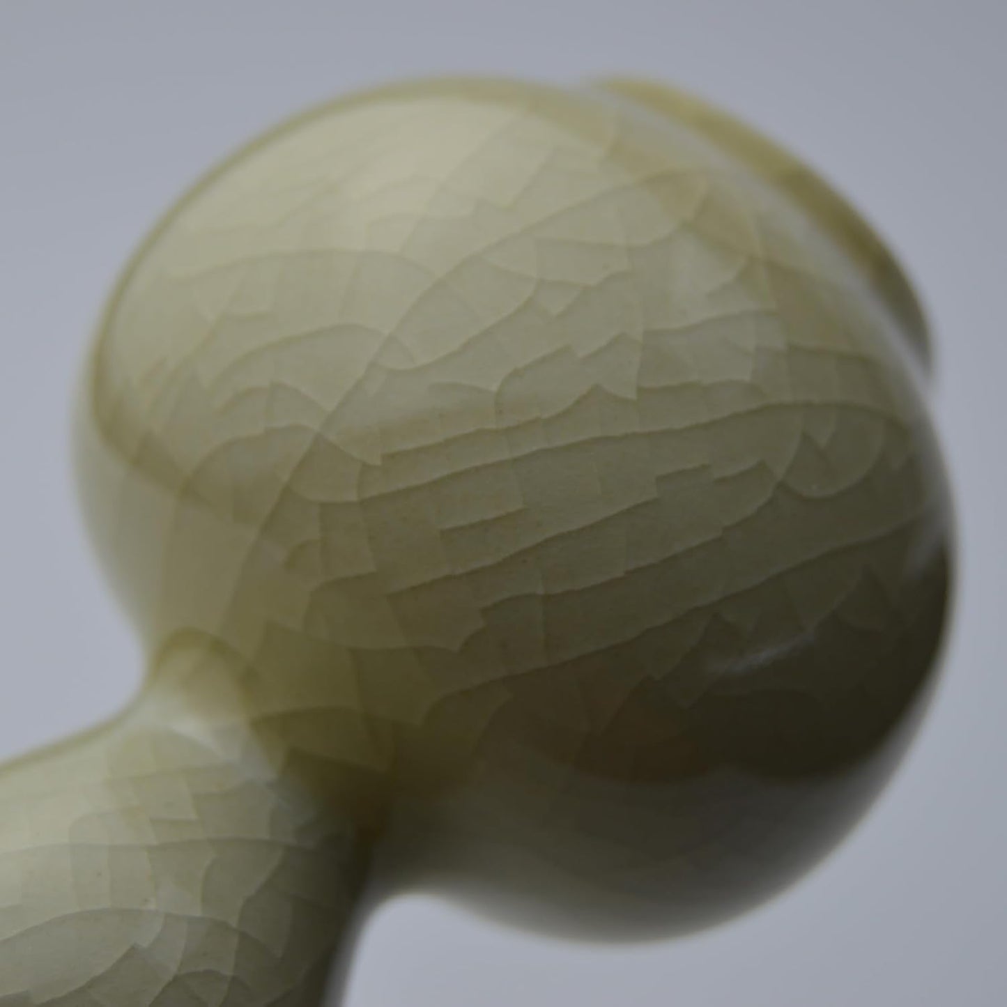 Glazed Porcelain Mini Tiny Vase Ceramic Mini Crackle Ice Pattern for Decoration / Hulu, Clay