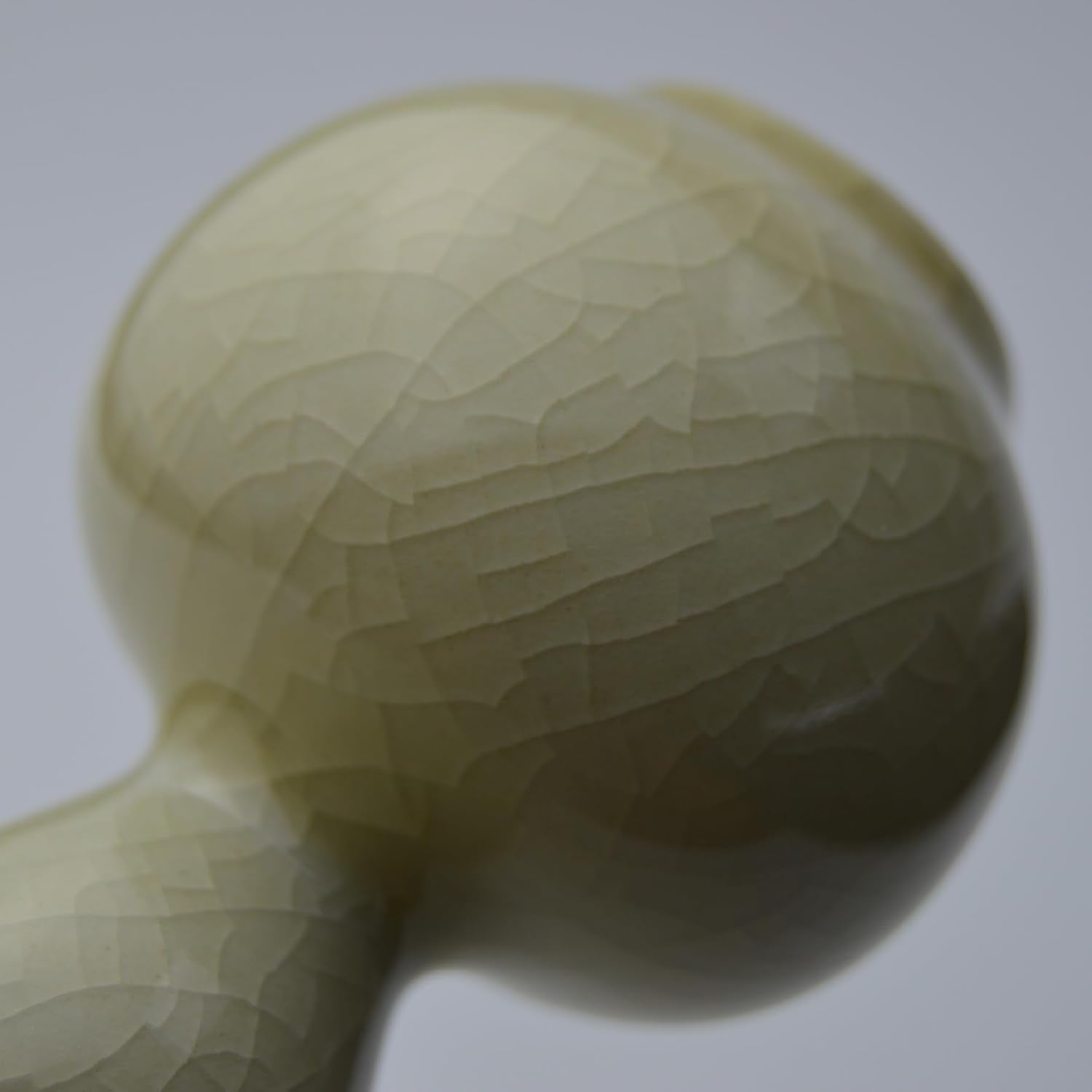 Glazed Porcelain Mini Tiny Vase Ceramic Mini Crackle Ice Pattern for Decoration / Hulu, Clay