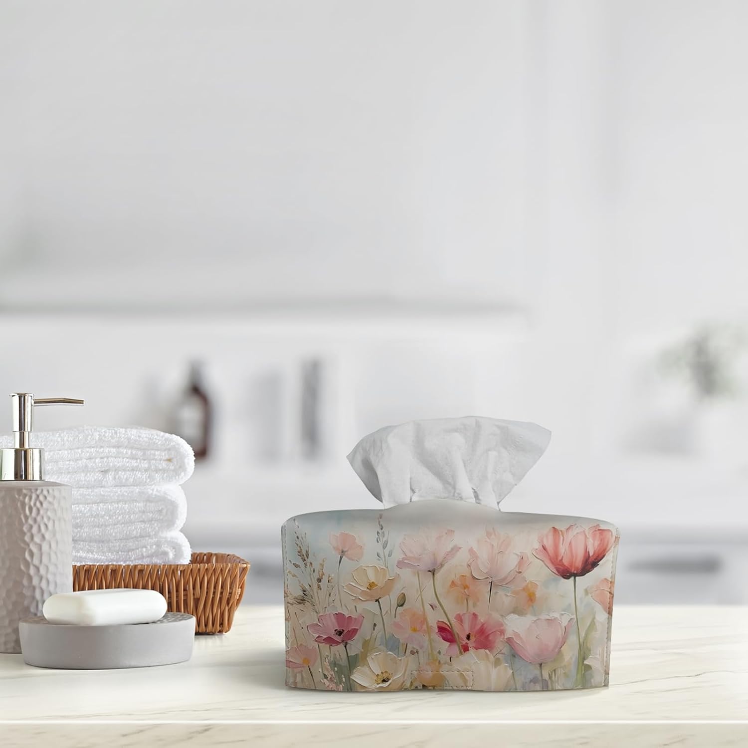 Flower Decorative Facial Paper / Floral Tulip
