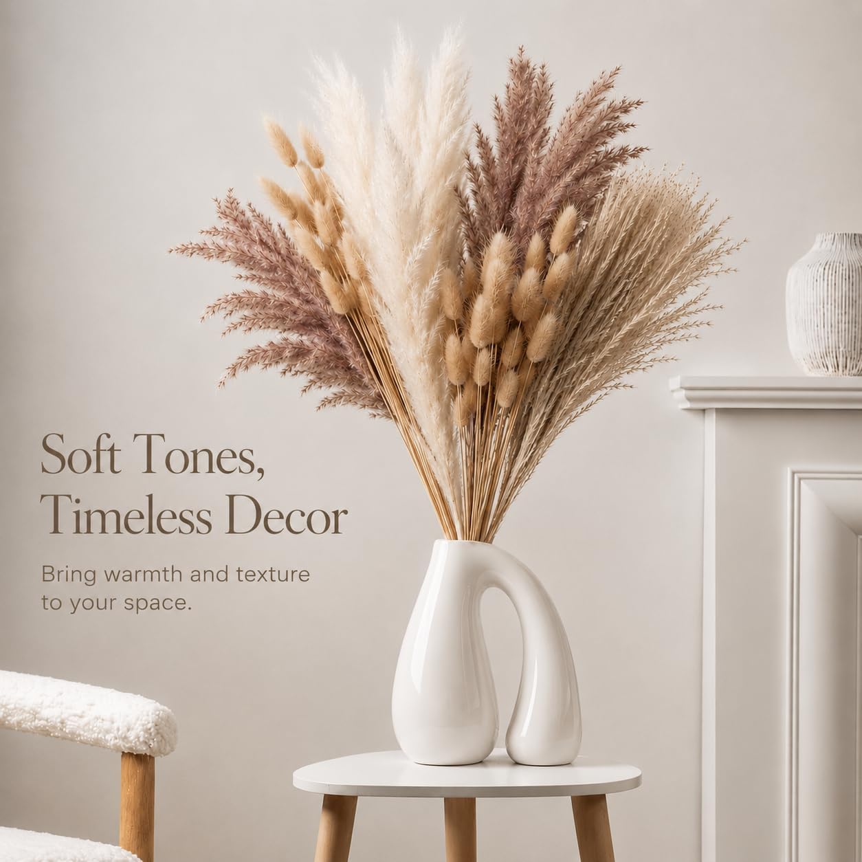Bunny Tails Boho Wedding Decor