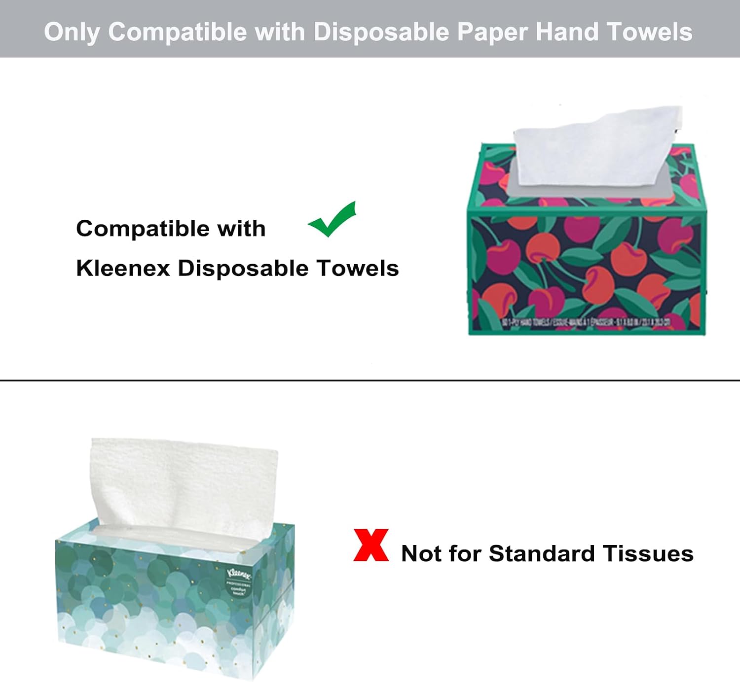Disposable Paper Hand Towels Wicker Paper Towel Holders Trapezoid