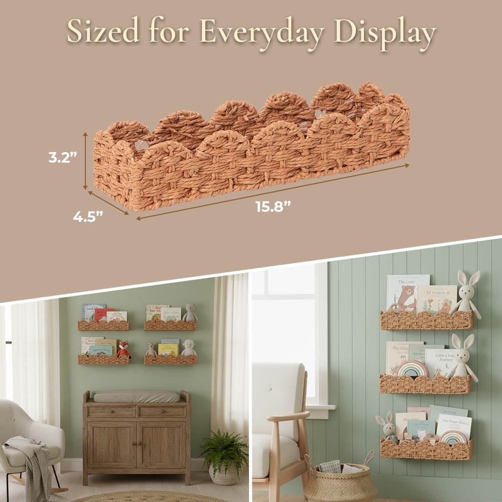 Decorative Shelves / Floating Bookshelf for Nursery
