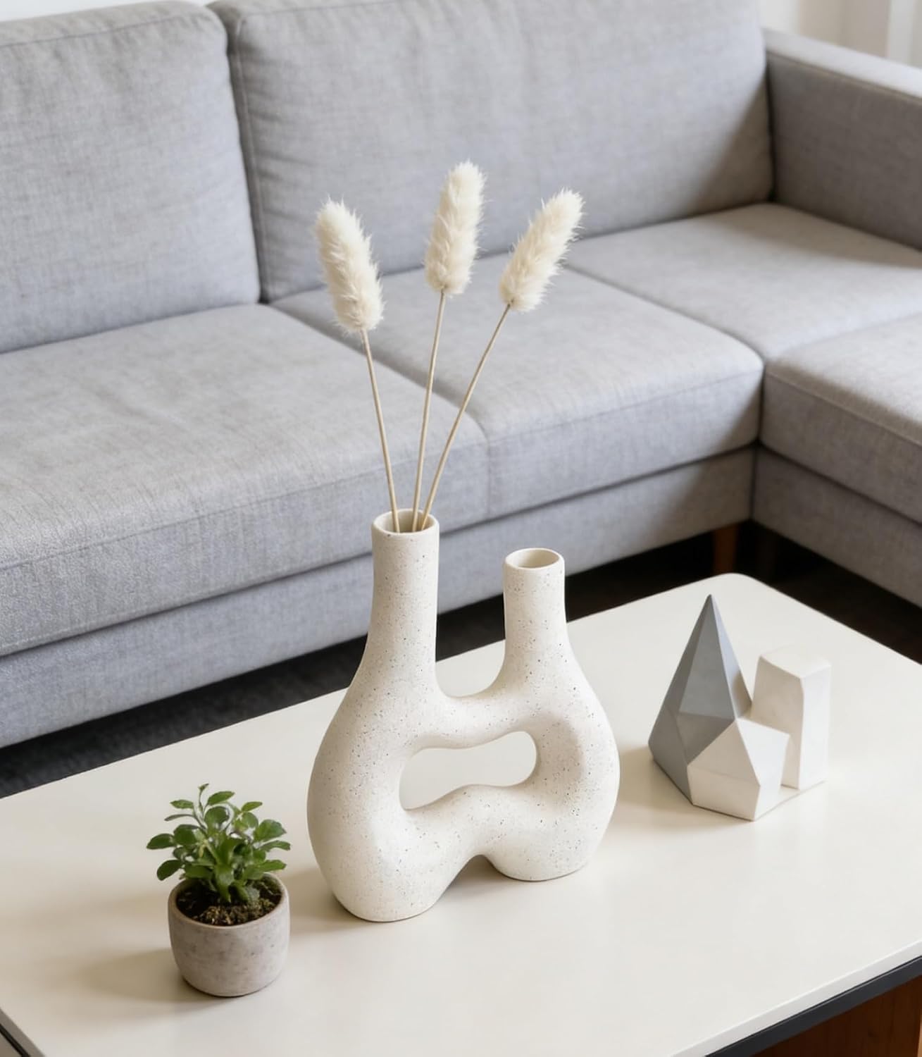 Boho Wabi-Sabi Vase / Ivory