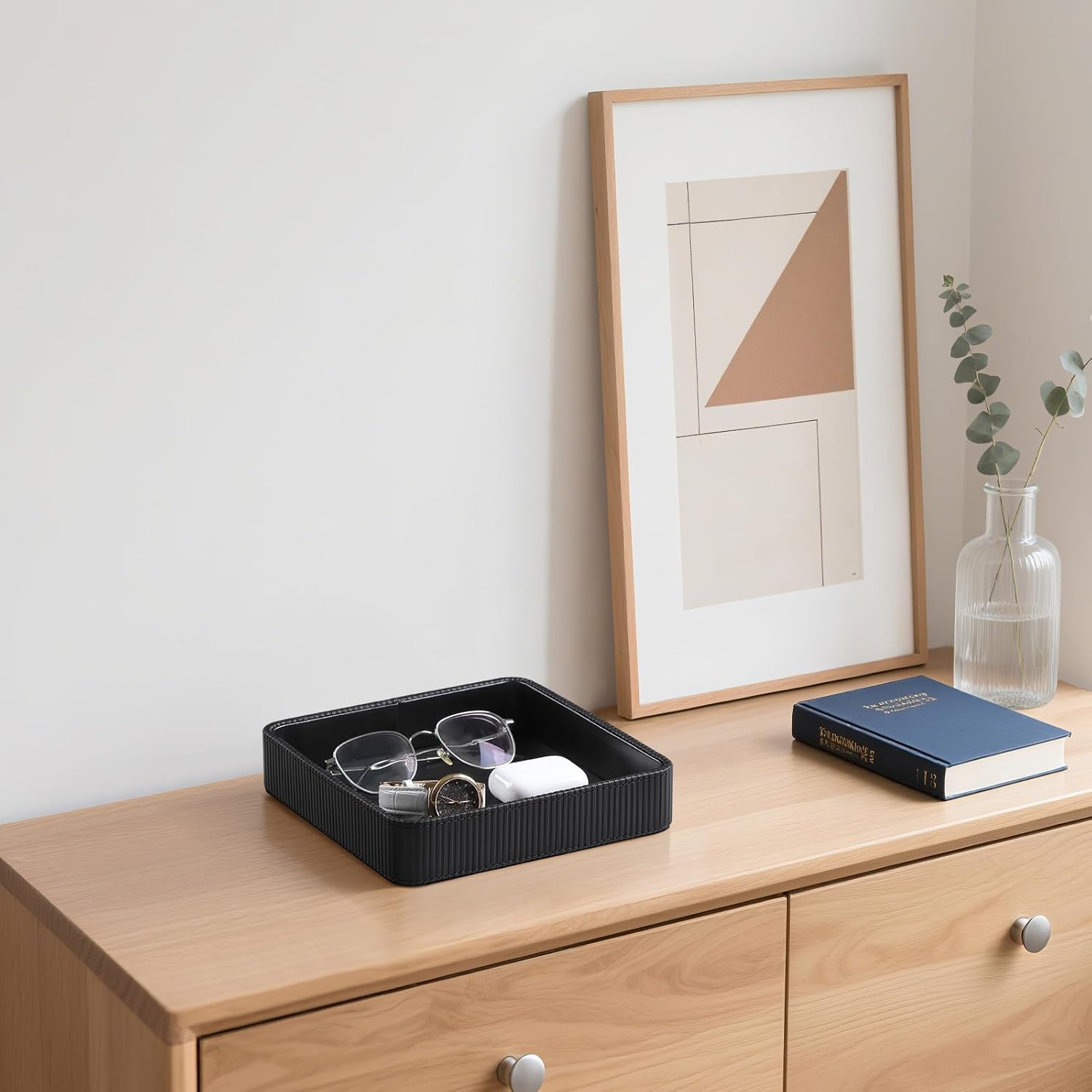 Small Valet Tray / Black / 8 x 8