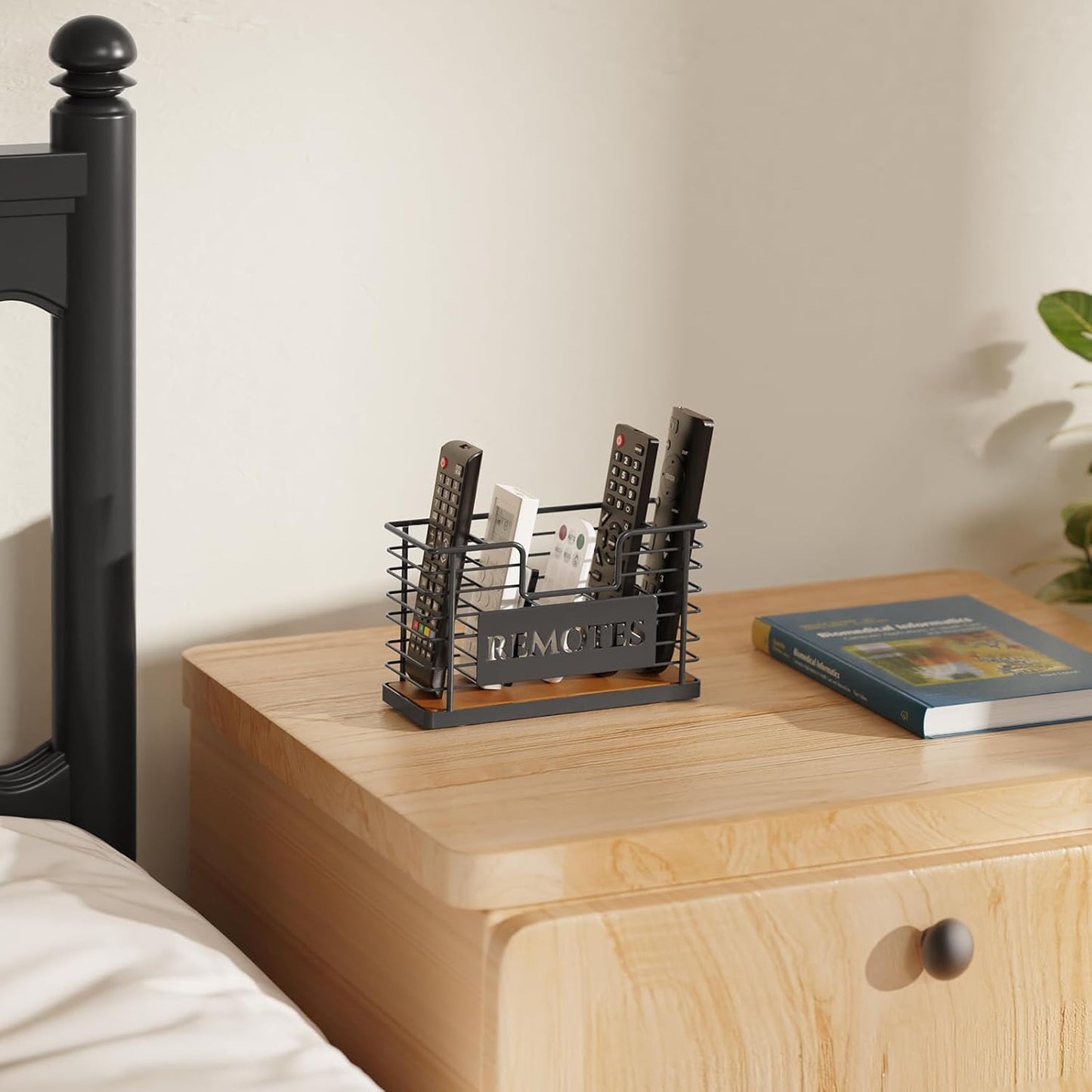 Remote Control Holder / 5 Slot-brown