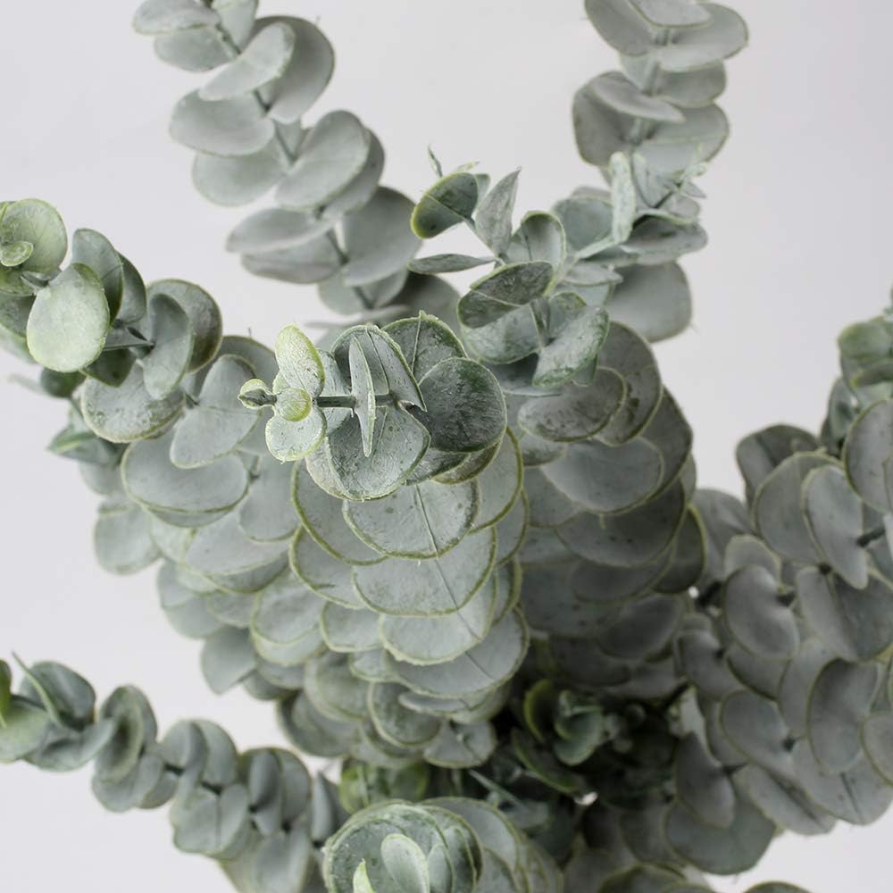 29'' Faux Eucalyptus Branches Spray Artificial Eucalyptus Leaves Long Stems Fake Flower / Style #02