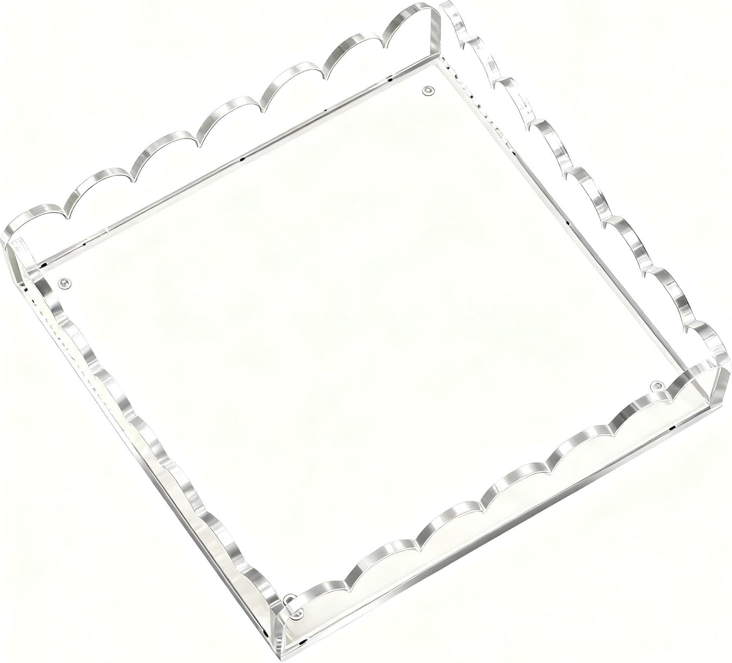 Scalloped Magnetic Tray / 8 x 8