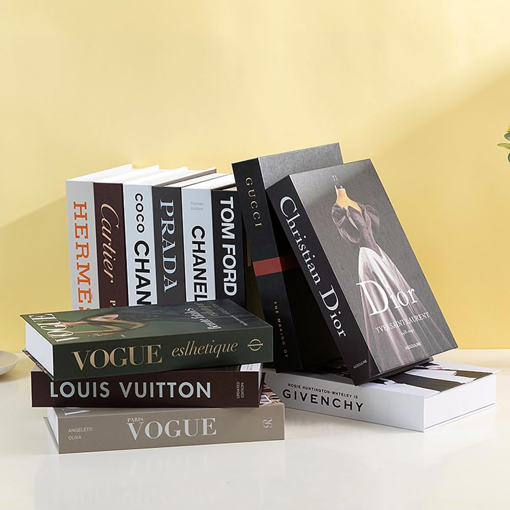 Decorative Books / Stylish Fake Books of Room Books Decor Aesthetic / Set of 4