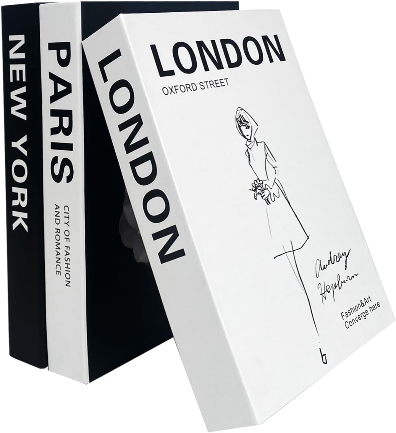 Modern and Fashionable Minimalist Decoration Books / Set of 3