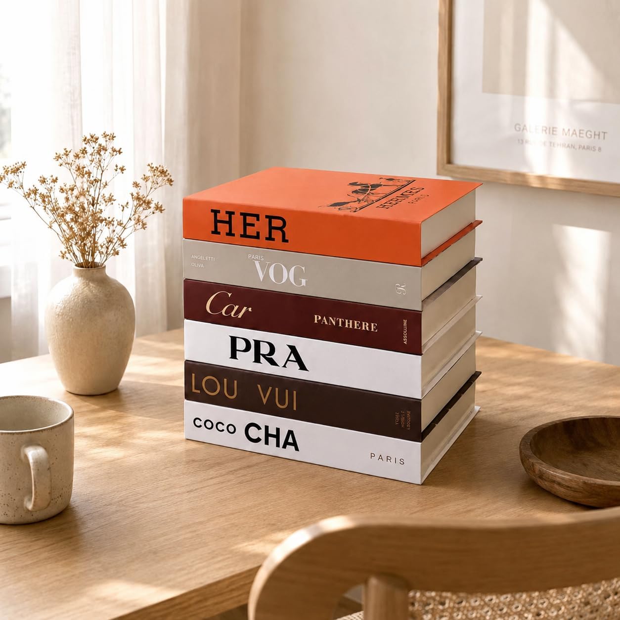 Decorative Faux Book Boxes / Set of 6
