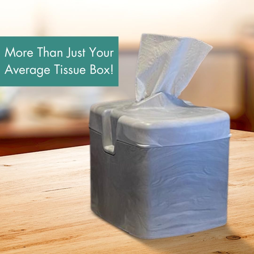 Tissuecaddy Life Hack Toilet Paper Dispenser - Money Saver Alternative to Tissue Box and Tissue Box Holder | Home