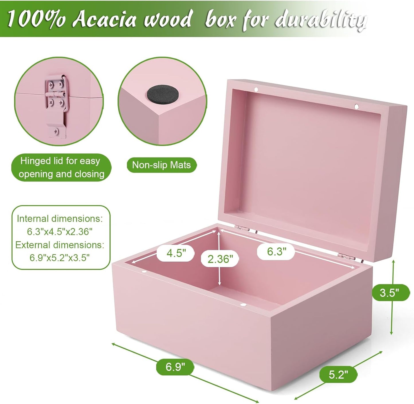 Wedding Memory Box / Pink / Small