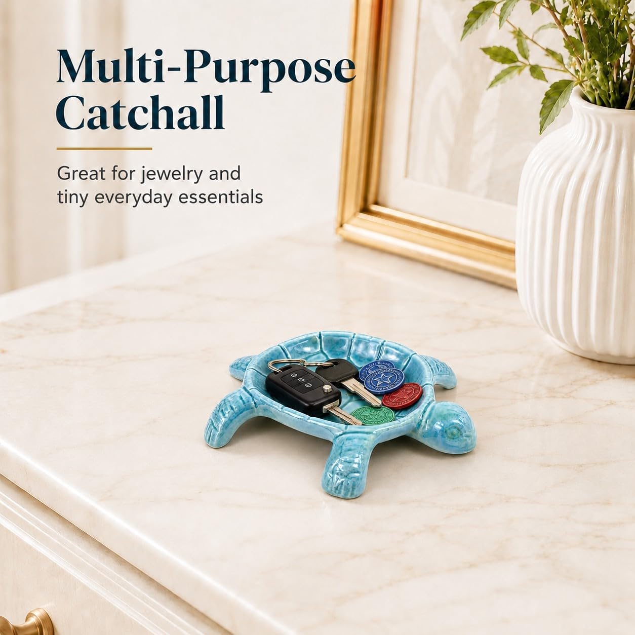 Ring Holder Ceramic Jewelry Dish / Turtle