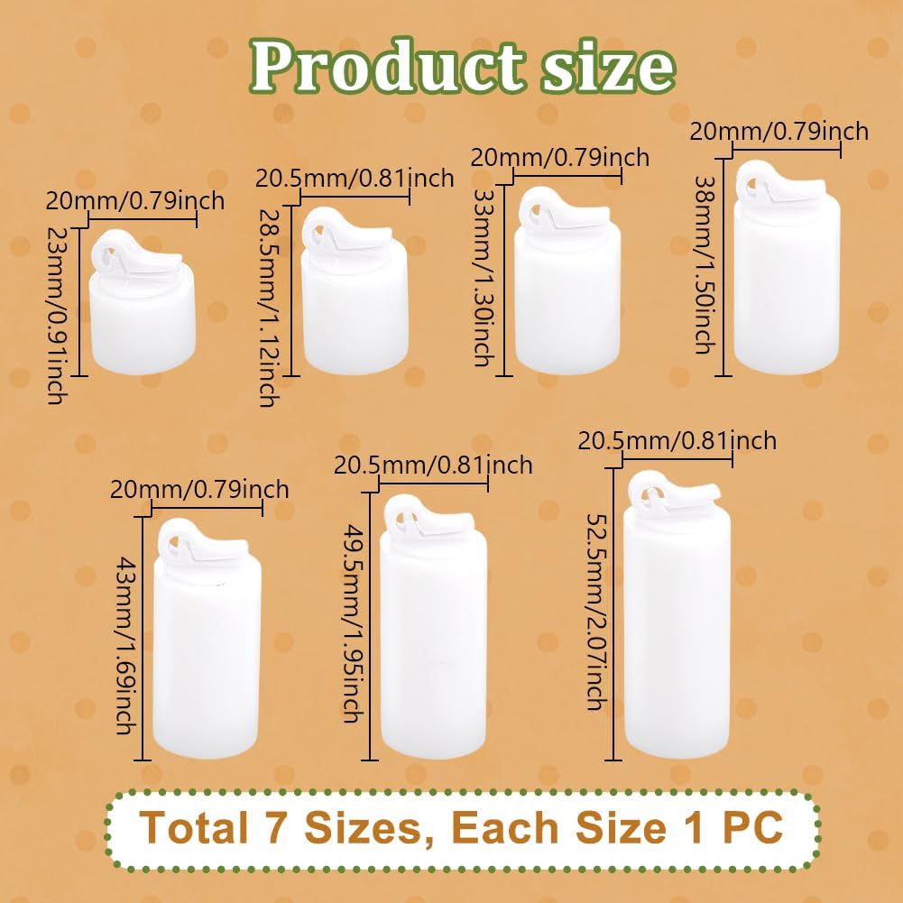 Acrylic Ring Display Stand / White / Set of 7