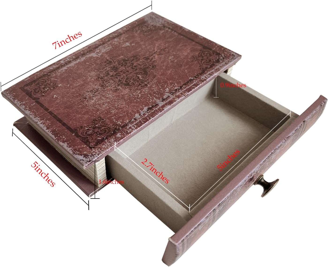 Faux Leather Cover / S / Distressed Reddish Brown