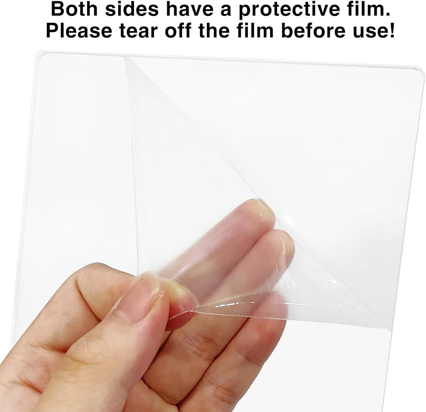Large Acrylic Book Stand Open Cookbook Acrylic Book Display Stand Picture / Clear / Set of 2