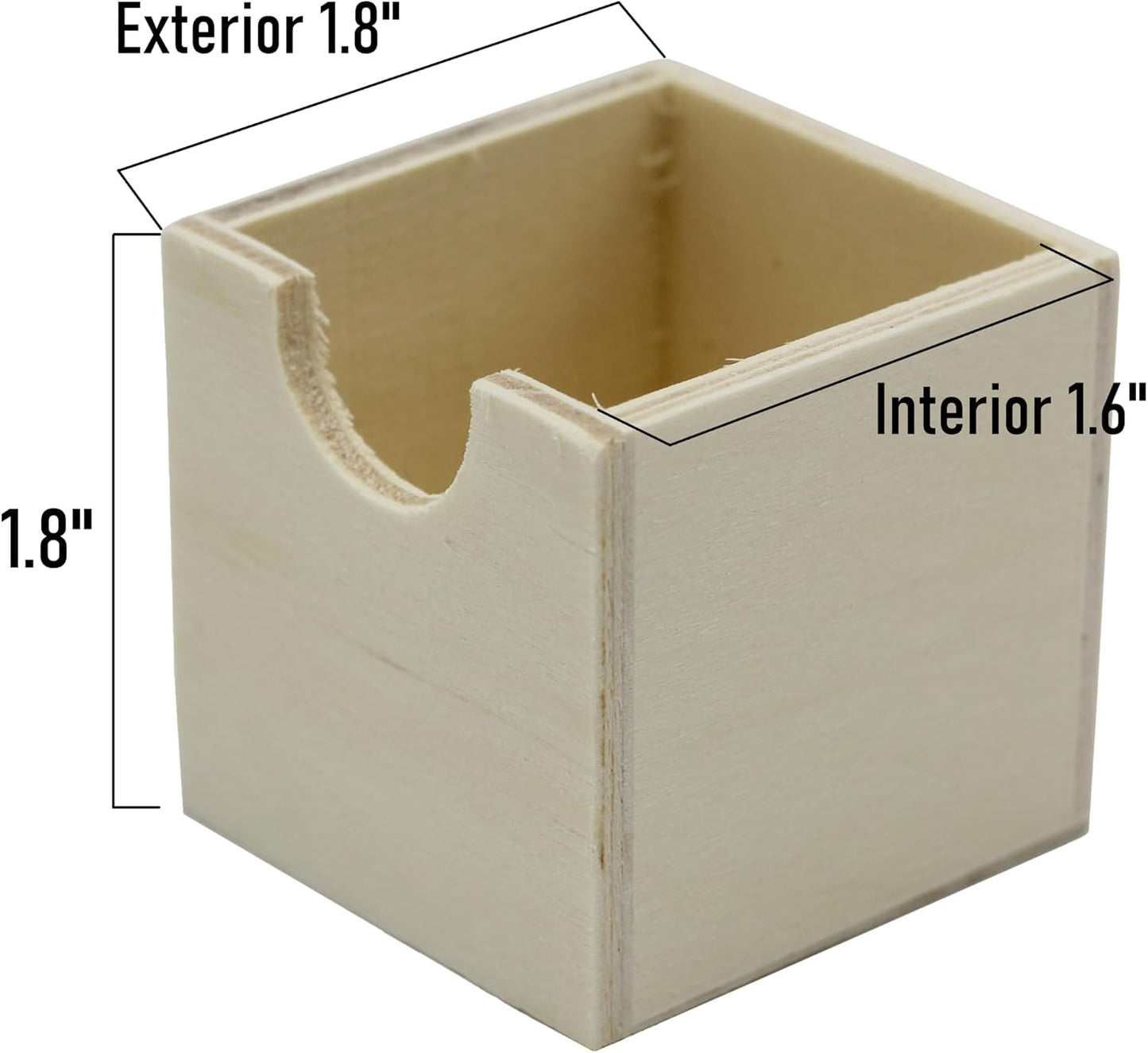 Creative Hobbies 25 Drawer Wooden Advent Calendar, DIY Unfinished Storage Box, Ready to Decorate, Pre Assembled