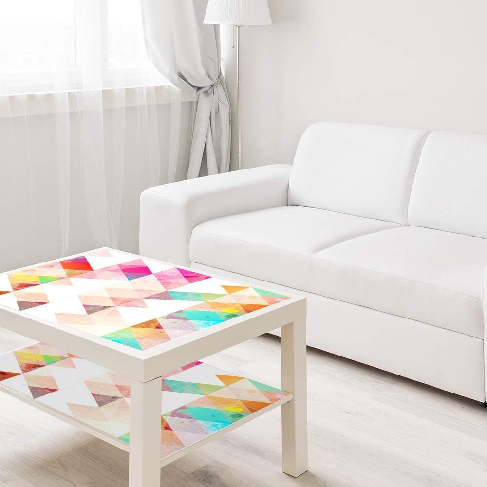 Removable Colorful Geometric Wall Decals DIY Large Modern Abstract Peel / Triangle / 15.8 x 98.4