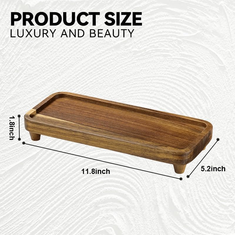 Vanity Tray / Soap Dispenser Tray / Acacia-large