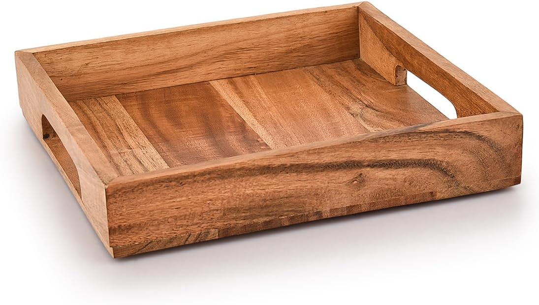 Wooden Serving Tray / Acacia Wood Serving Tray