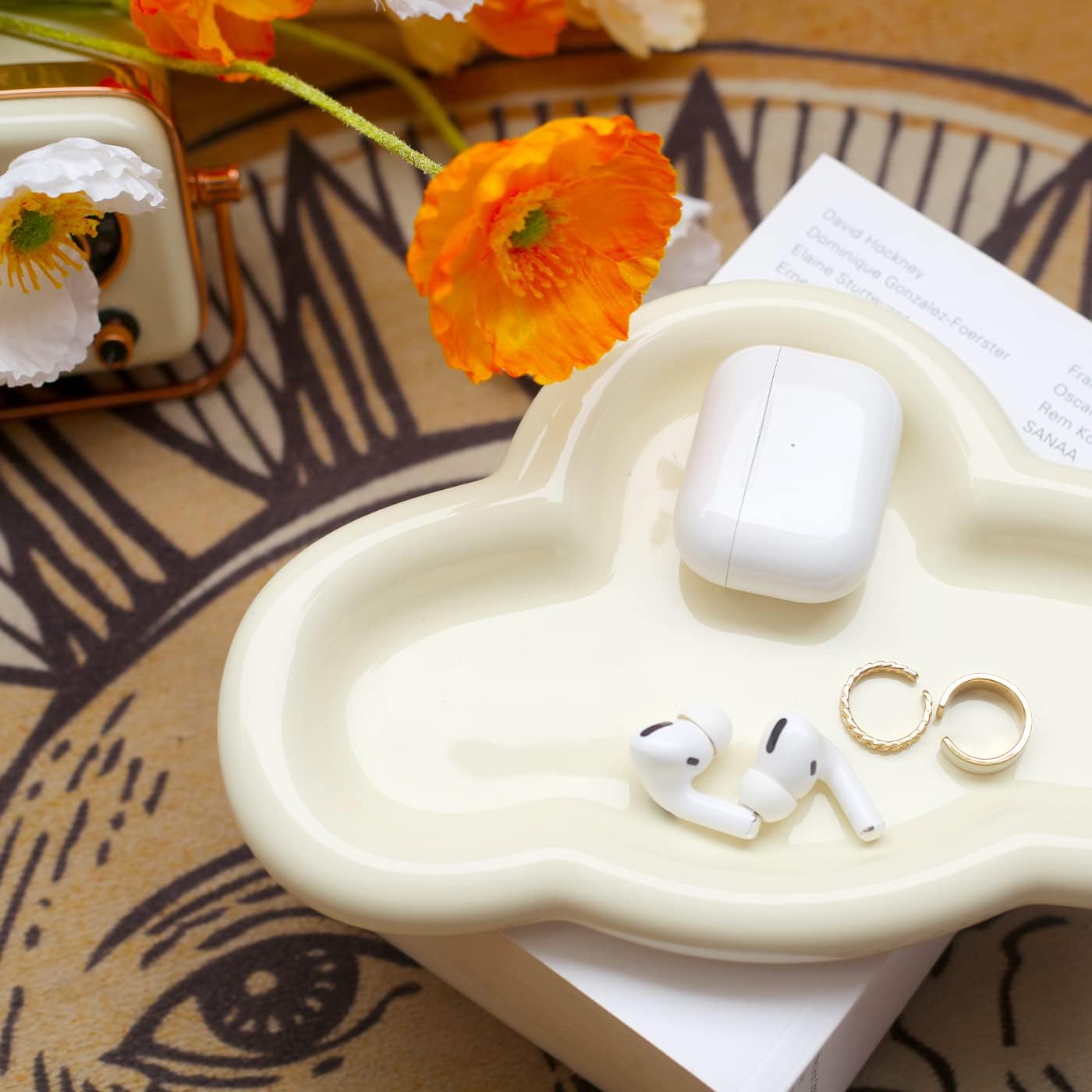 Ring Dish Holder / Jewelry Dish Trinket Tray for Women