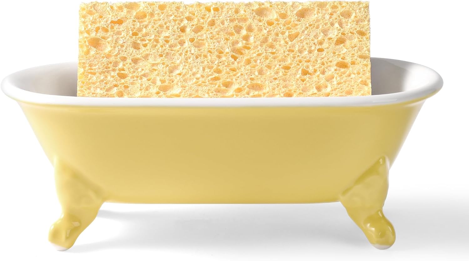 Kitchen Sponge Holder and Shower Tray / Yellow