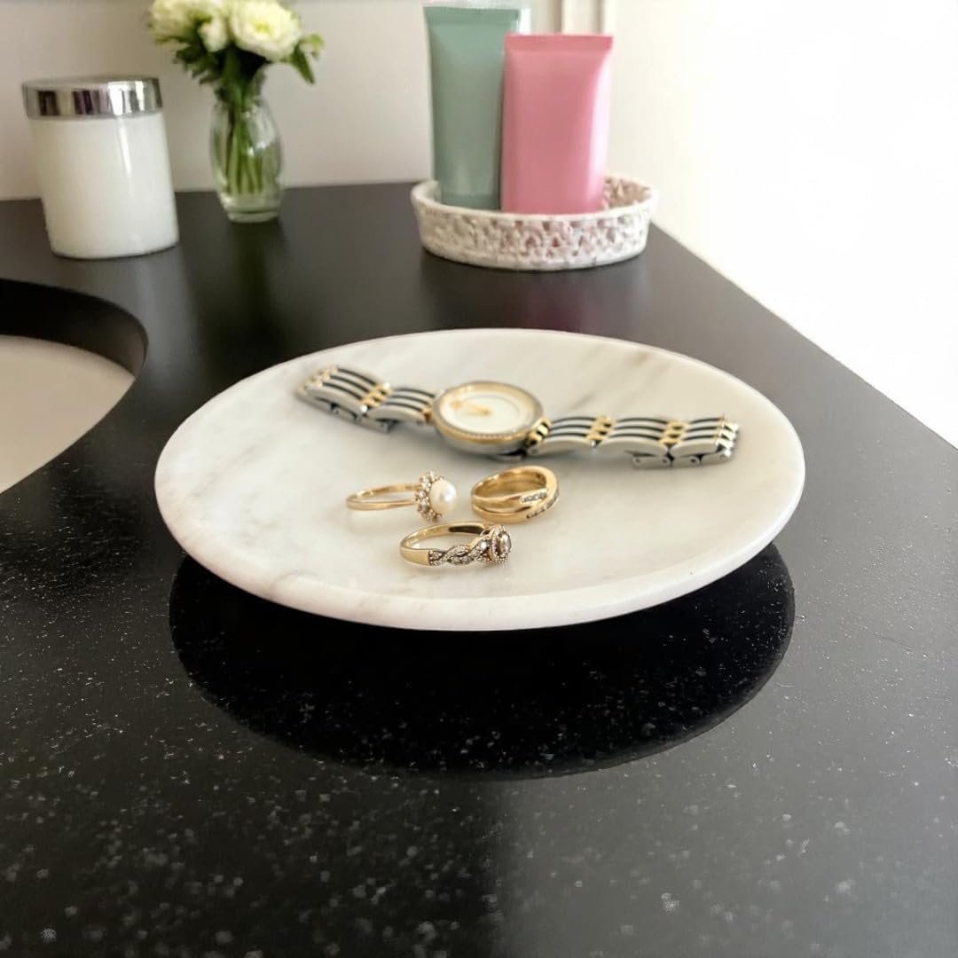 Catchall Stone Tray / White - Classic