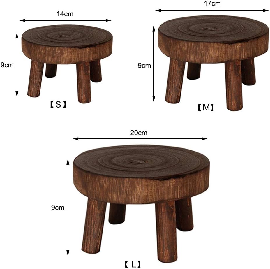 Plant Riser Stands / S - 14cm / Wood
