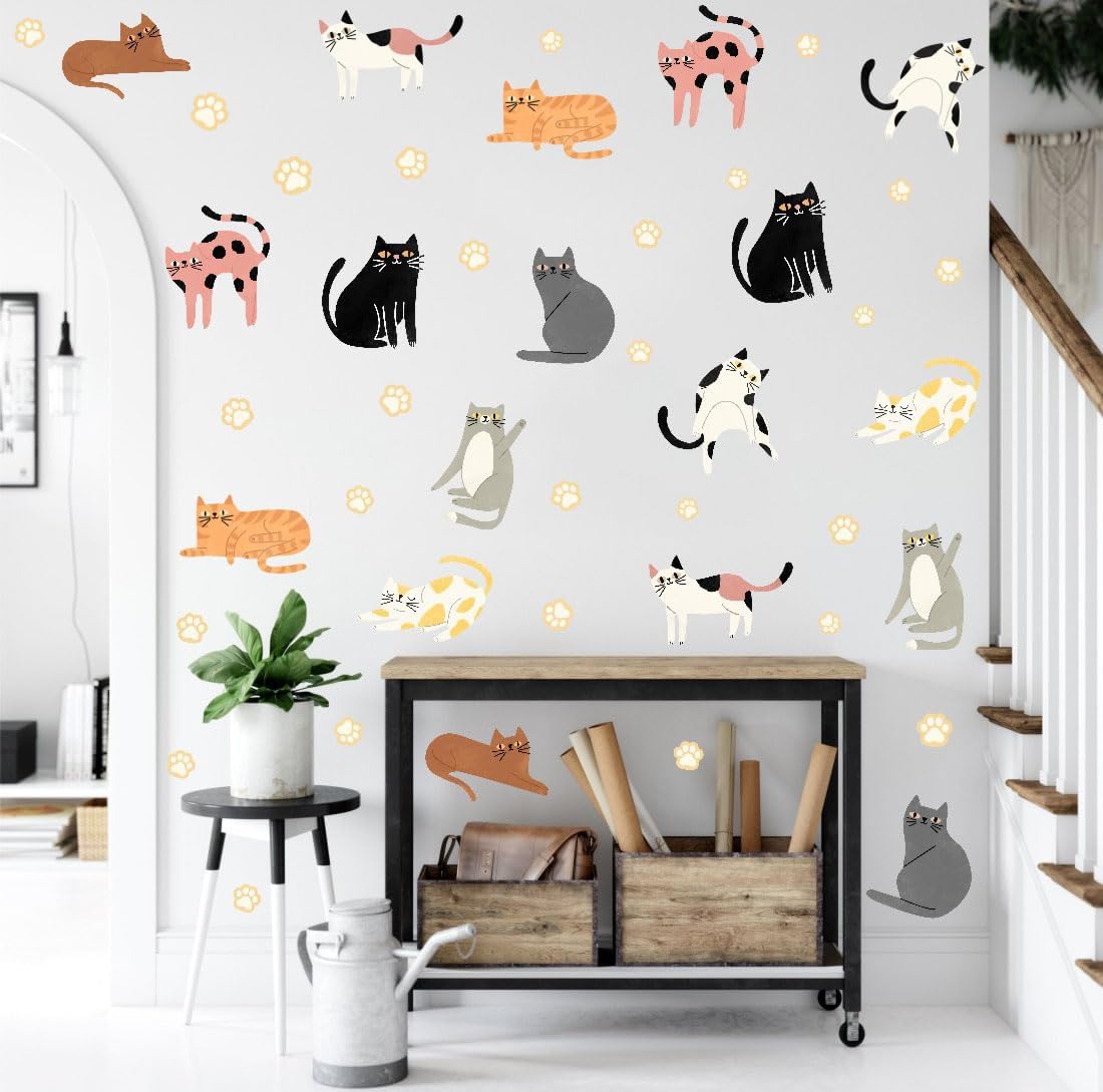 Paw Vinyl Wall Stickers / Cat
