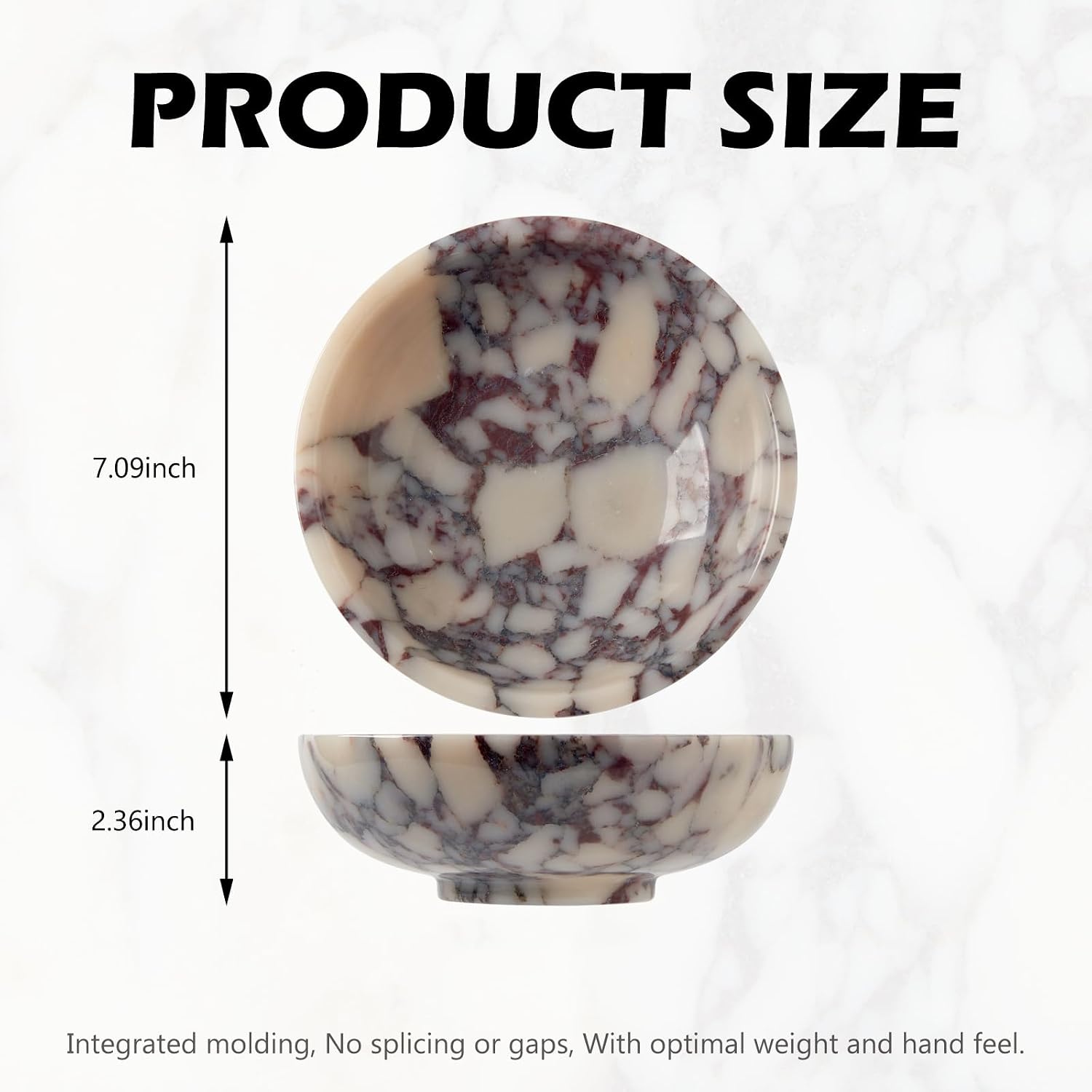 Medium 7- Marble / Calacatta Viola / Natural / Set of 7