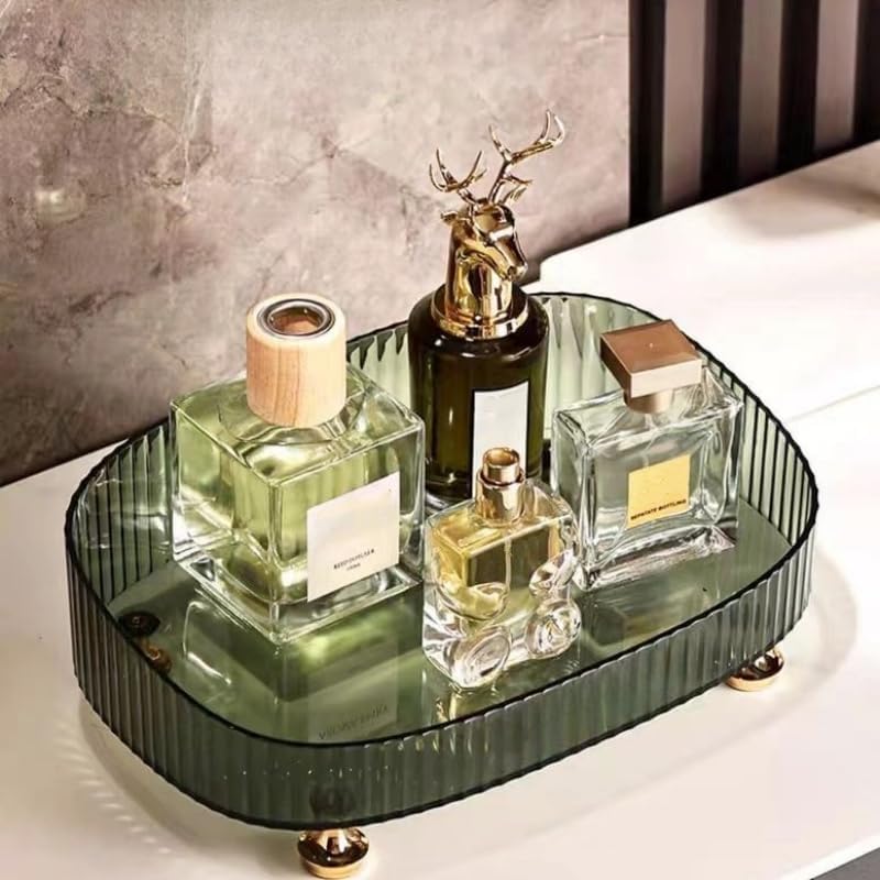 Bathroom Vanity Tray / Dark Green