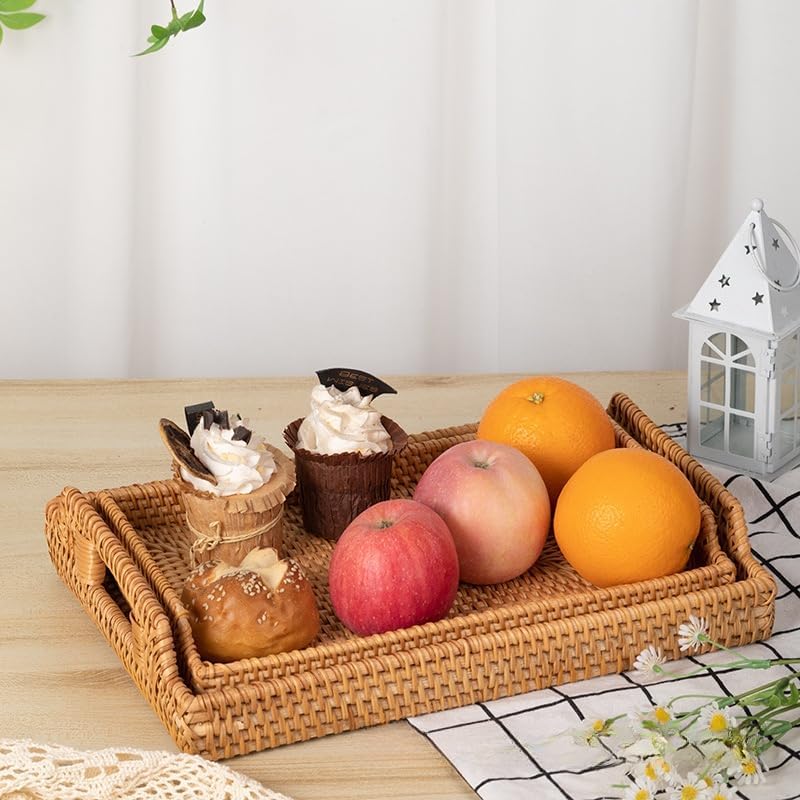 Hand Woven Tray / 14.5 x 10.2 x 1.4