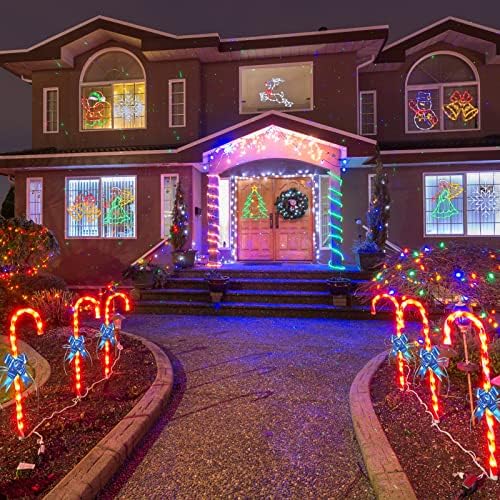 TRWYMZ Christmas Decorations - 16" Christmas Window Silhouette Lights