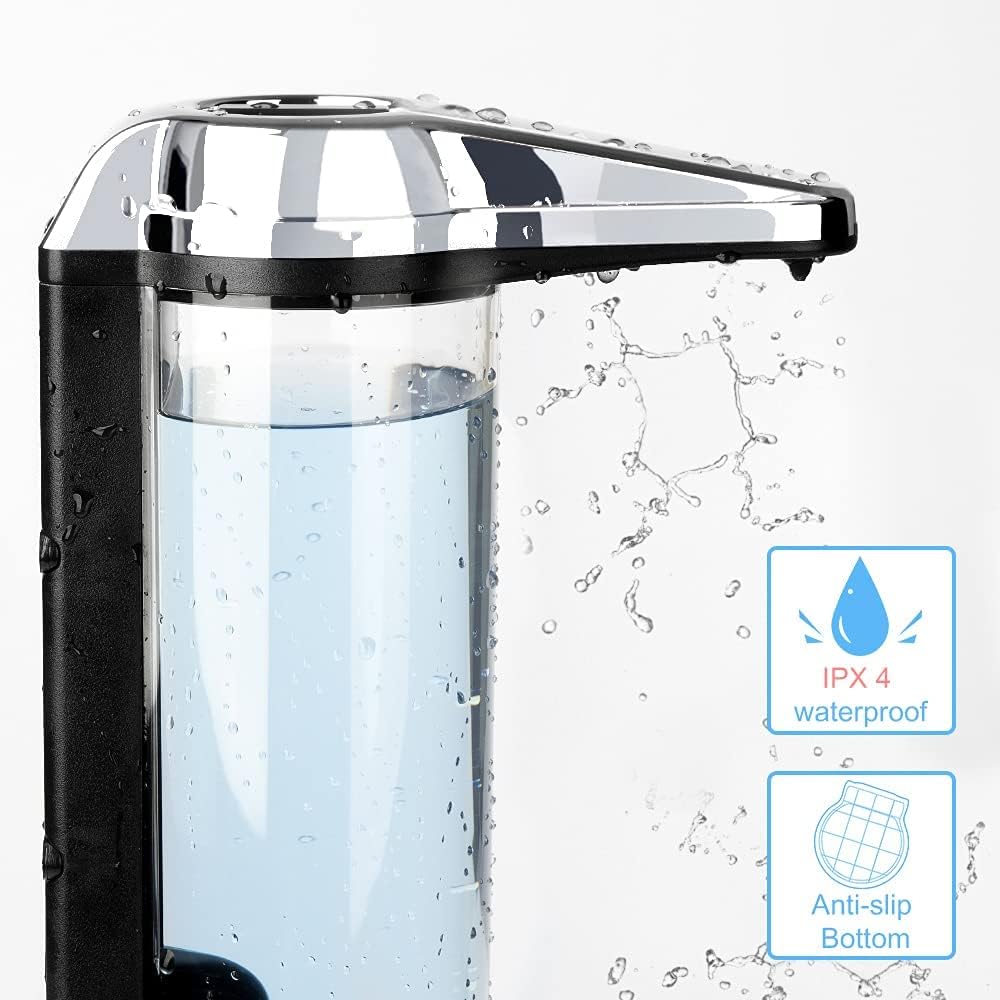 Secura 17oz Automatic Liquid Soap Dispenser, Touchless Battery Operated Hand Soap Dispenser with Adjustable Soap